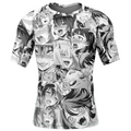 Morukai "Ahegao Collection" Original Short Sleeve Rash Guard Compression Shirt