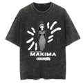 Morukai "Makima" Chainsaw Man Vintage Washed Oversized T-Shirt