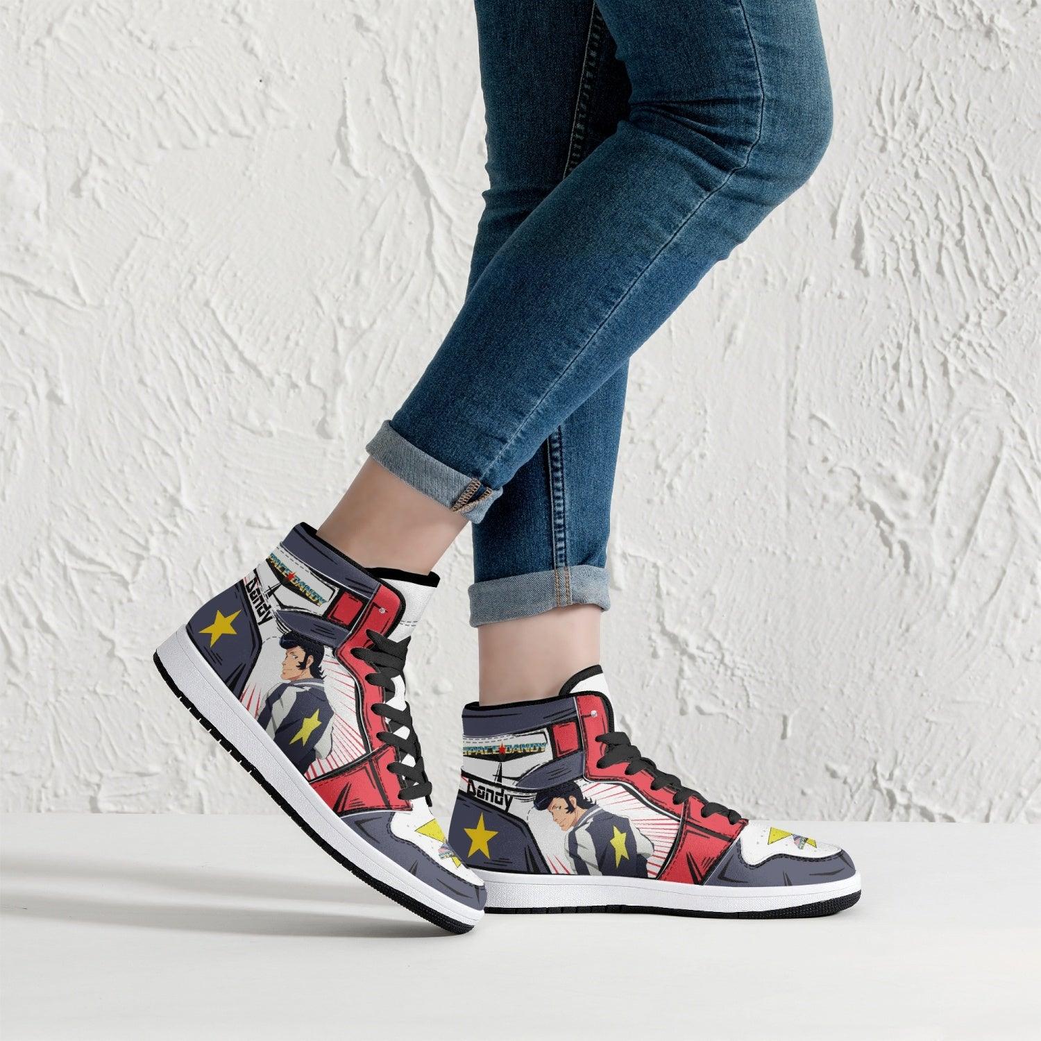 Morukai "Dandy and Meow Space Dandy Mid 1 Basketball Shoes