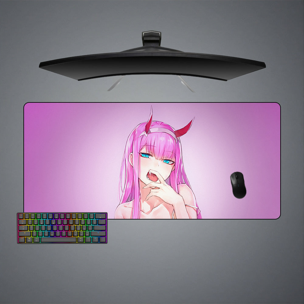 Morukai "Zero Two Blush" Darling in the Franxx Gaming Mouse Pad
