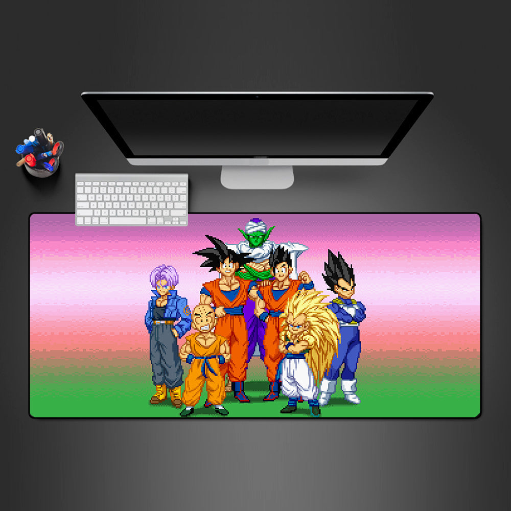 Morukai "Supersonic Warriors Pixel Art" Dragon Ball Gaming Mouse Pad