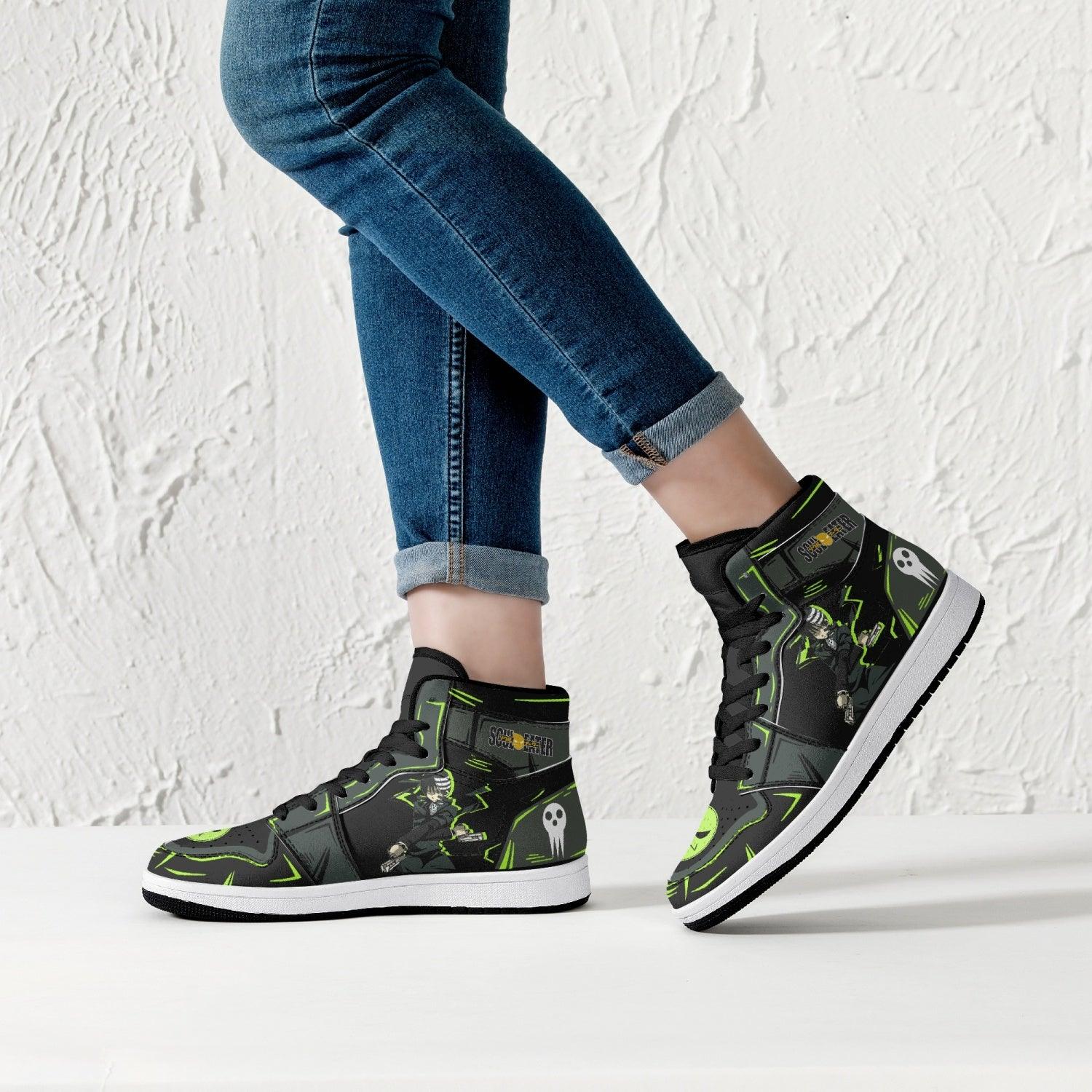 Morukai "Death the Kid Soul Eater Mid 1 Basketball Shoes