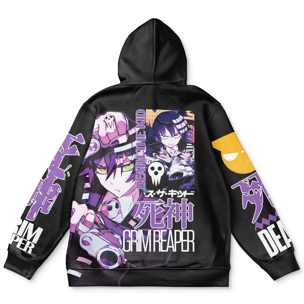 Morukai "Death the Kid x Grim Reaper" Soul Eater Streetwear Hoodie