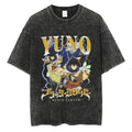 Morukai "Yuno" Black Clover Vintage Washed Oversized T-Shirt