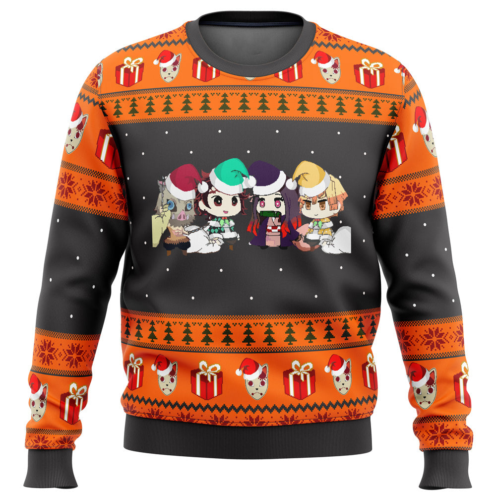 Morukai "Demon Slayer Chibi Ugly Sweater