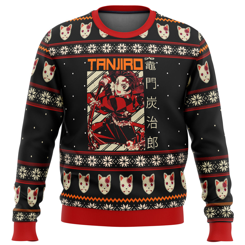 Morukai "Tanjiro Kamado" Demon Slayer: Kimetsu no Yaiba Ugly Sweater