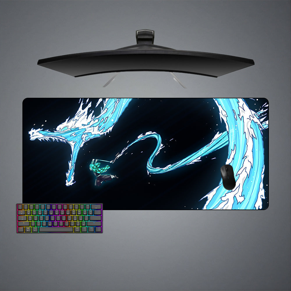 Morukai "Tanjiro Water Dragon" Demon Slayer: Kimetsu no Yaiba Gaming Mouse Pad