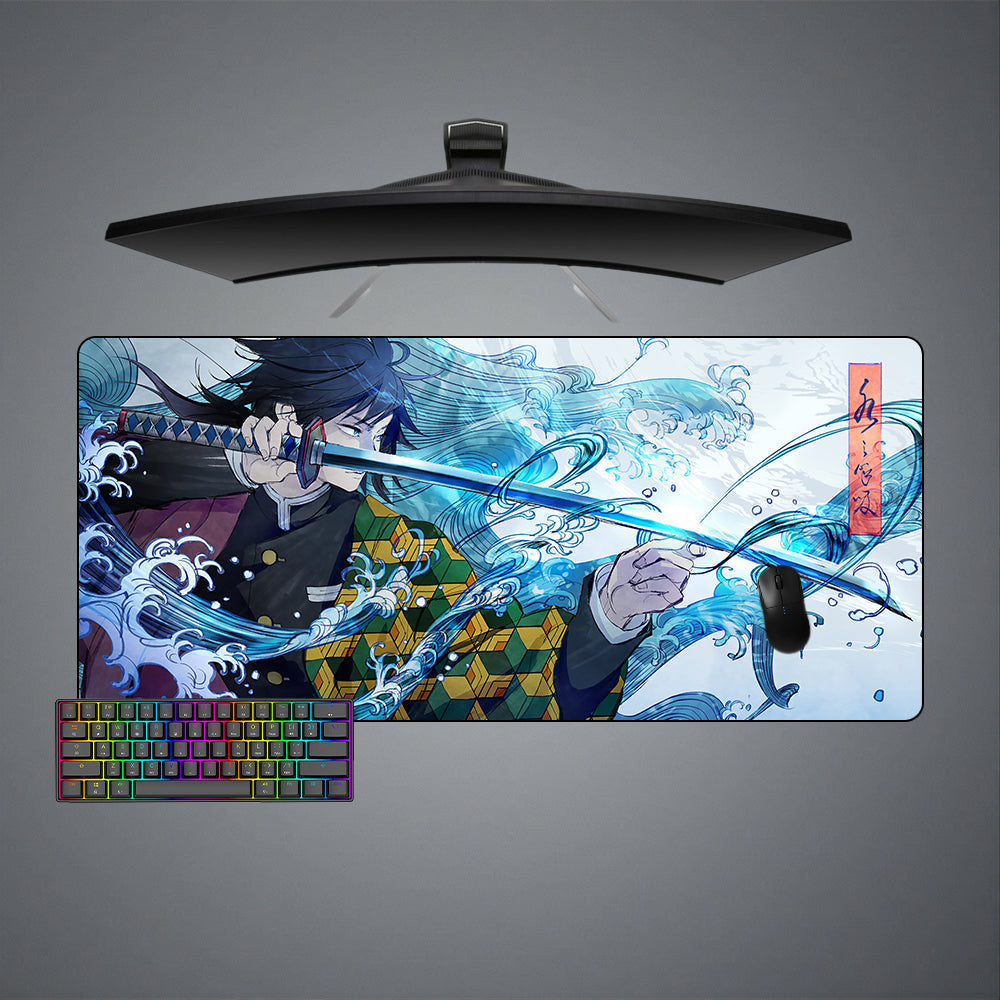 Morukai "Giyu Tomioka Wave" Demon Slayer: Kimetsu no Yaiba Gaming Mouse Pad