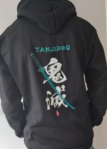 Morukai "Tanjiro Kamado" Demon Slayer: Kimetsu no Yaiba AOP Hoodie
