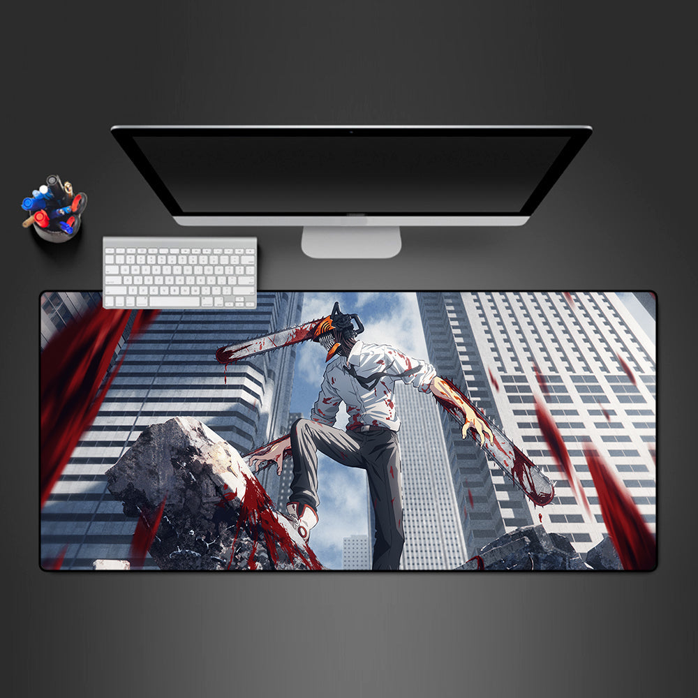 Morukai "Denji Blood" Chainsaw Man Gaming Mouse Pad