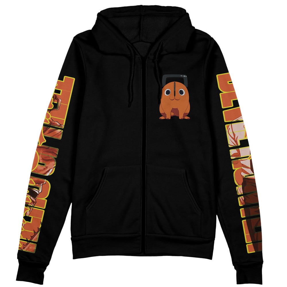 Morukai "Denji Chainsaw Man Streetwear Zip Hoodie Jacket