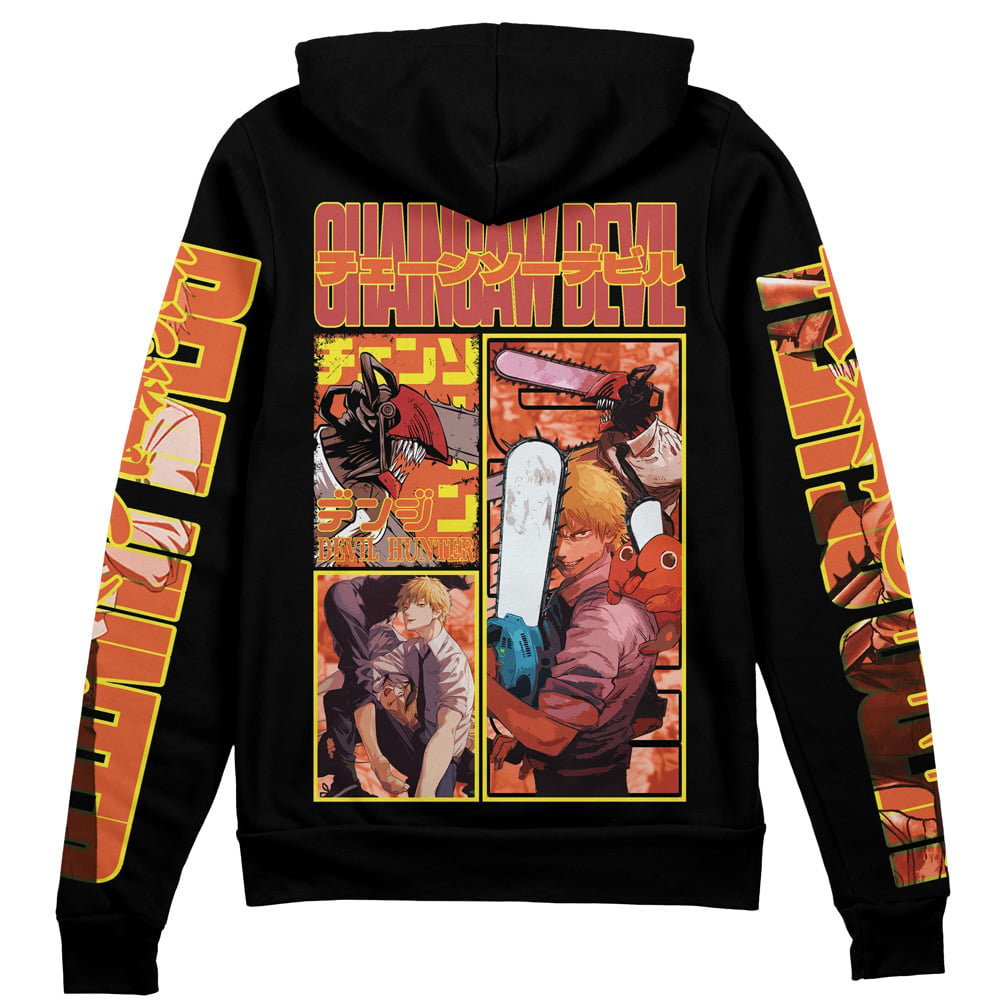 Morukai "Denji Chainsaw Man Streetwear Zip Hoodie Jacket