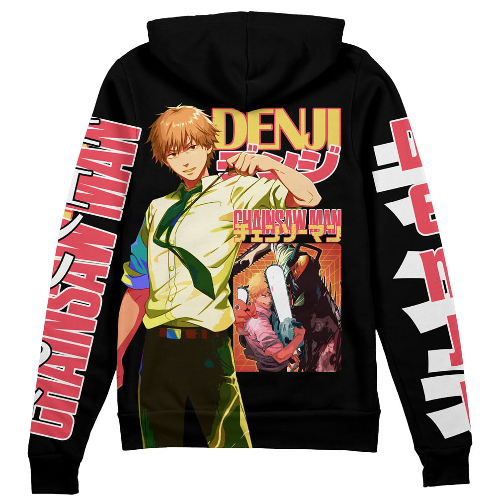Morukai "Denji V4 Chainsaw Man Streetwear Zip Hoodie Jacket