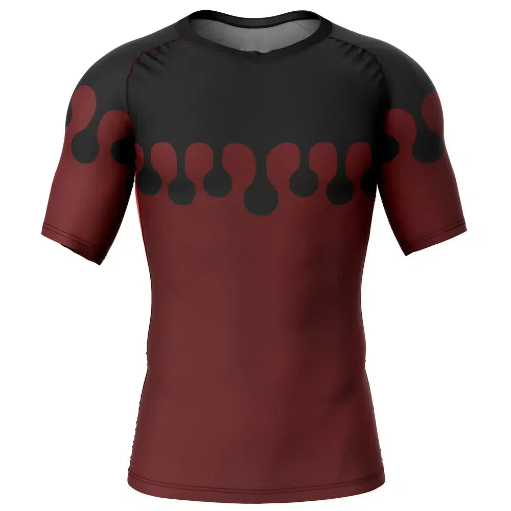 Morukai "Doma Demon Slayer Short Sleeve Rash Guard Compression Shirt