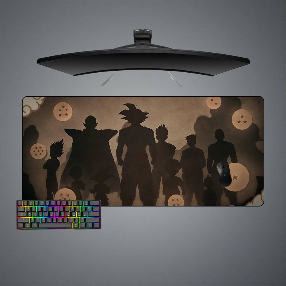 Morukai "Silhouette Heroes" Dragon Ball Gaming Mouse Pad