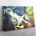 Morukai "Dragon Ball Z Super Starry Night Goku Canvas Print Wall Art