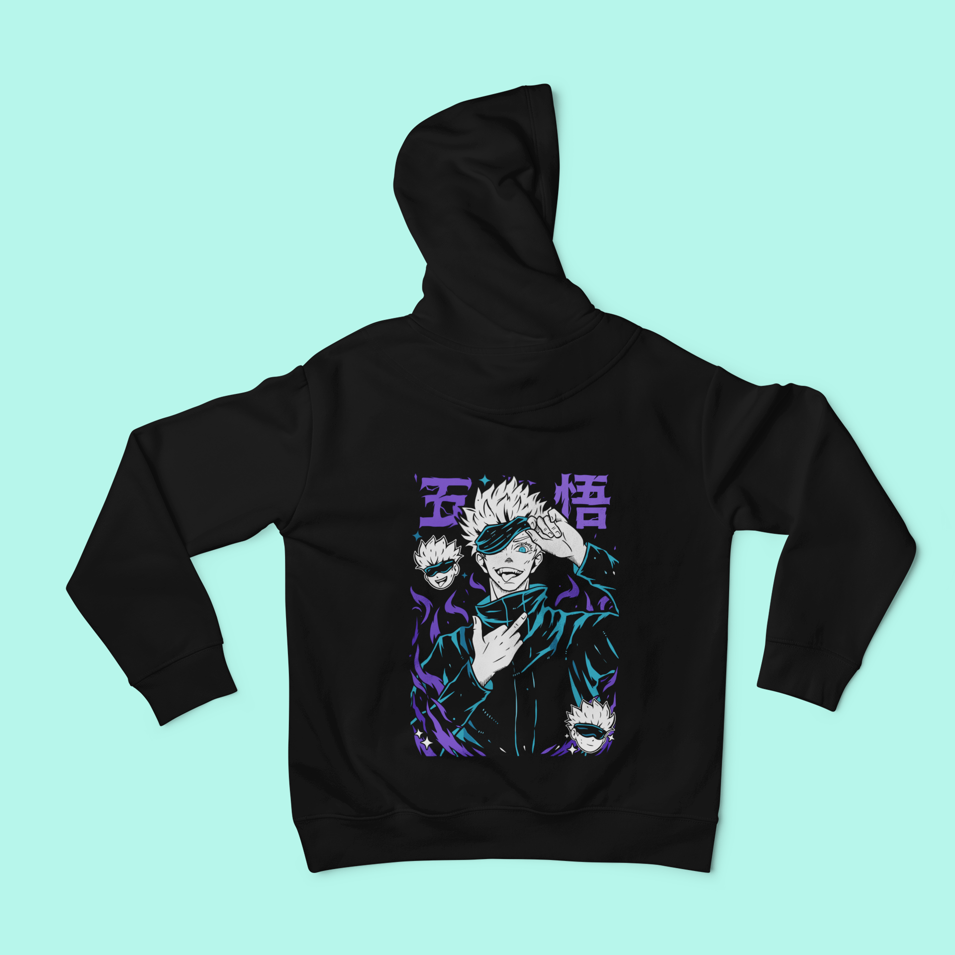 Morukai "Gojo x Six Eyes" Jujutsu Kaisen Unisex Hoodie