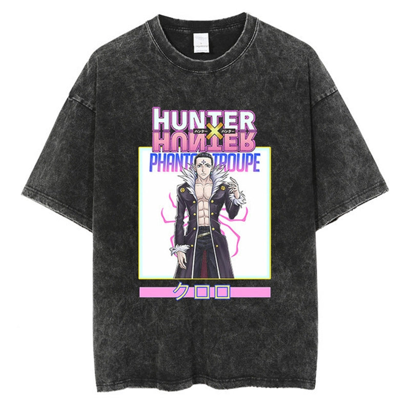 Morukai "Lucilfer" Hunter x Hunter Vintage Washed Oversized T-Shirt