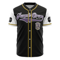 Morukai "Purple Orcas Black Clover Baseball Jersey