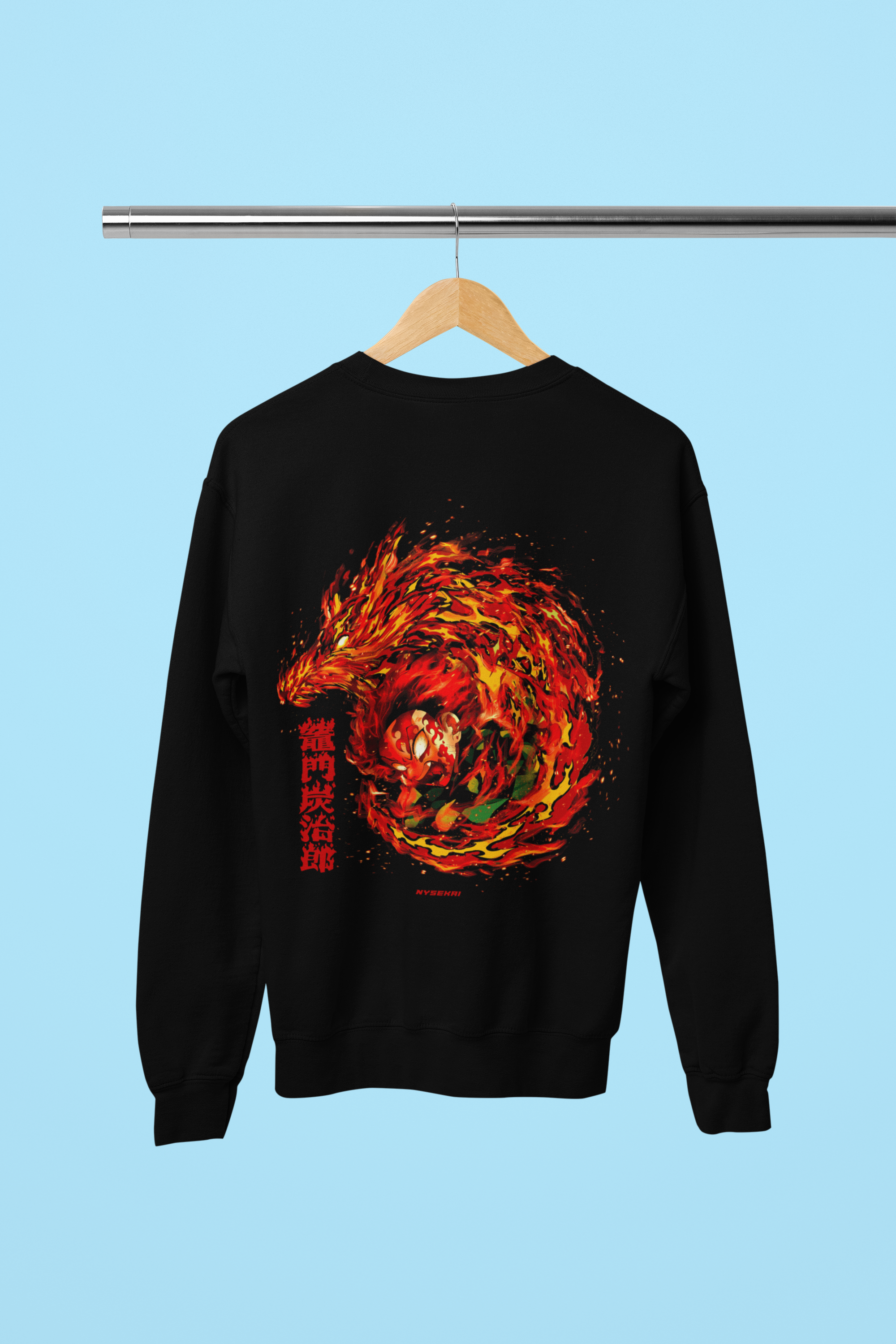 Morukai "Tanjiro Kamado Blood Dragon" Demon Slayer: Kimetsu no Yaiba Unisex Sweatshirt