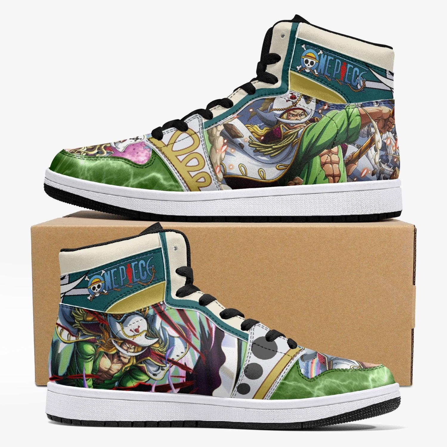 Morukai "Edward Newgate Wano One Piece Mid 1 Basketball Shoes