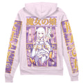 Morukai "Emilia Re Zero Streetwear Zip Hoodie Jacket