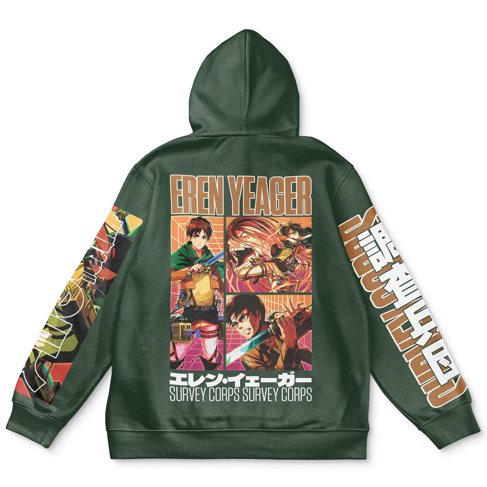Morukai "Eren Yeager Attack on Titan Streetwear Hoodie