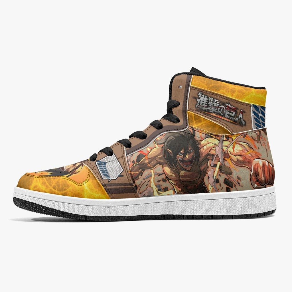 Morukai "Eren Yeager Attack Titan Attack on Titan Mid 1 Basketball Shoes