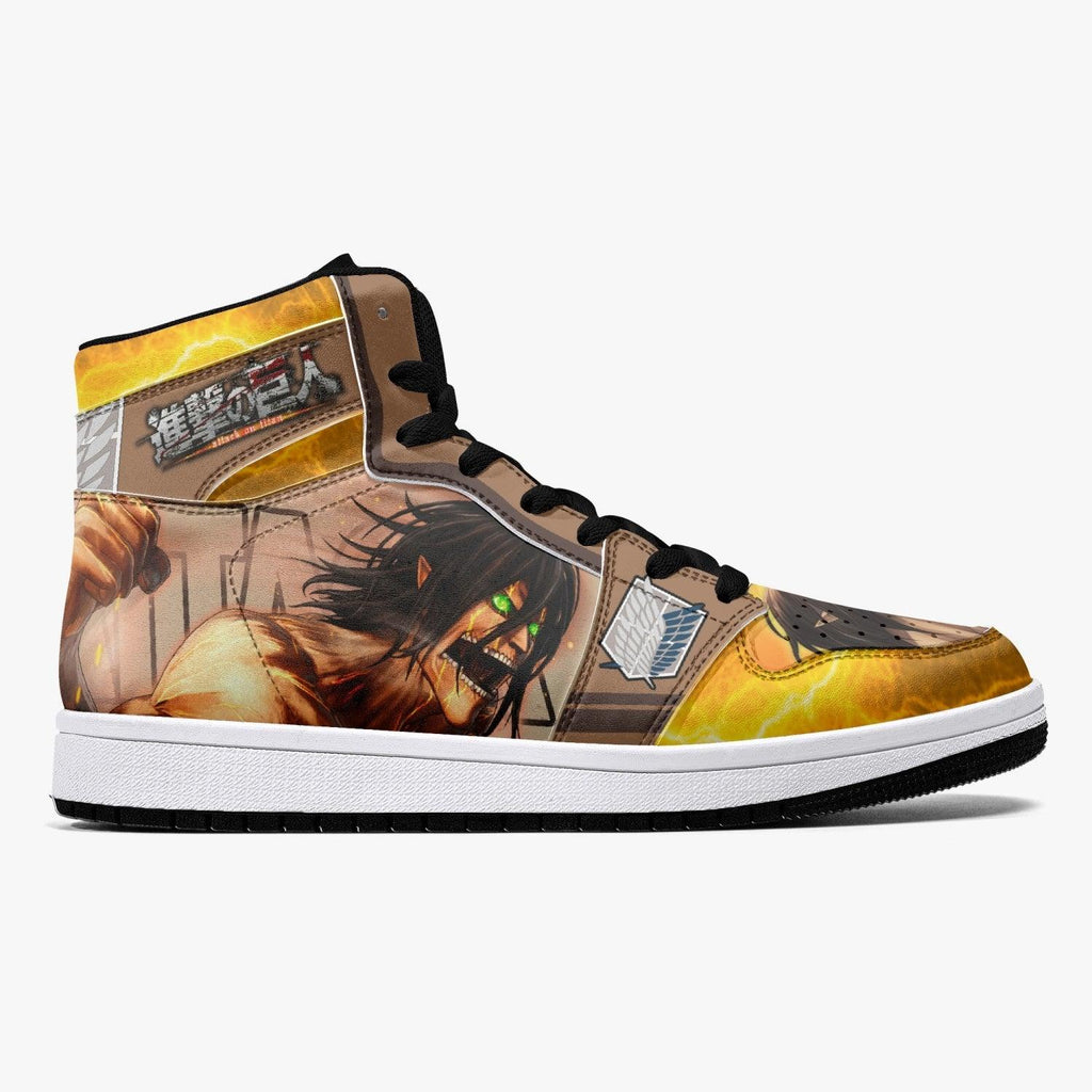 Morukai "Eren Yeager Attack Titan Attack on Titan Mid 1 Basketball Shoes
