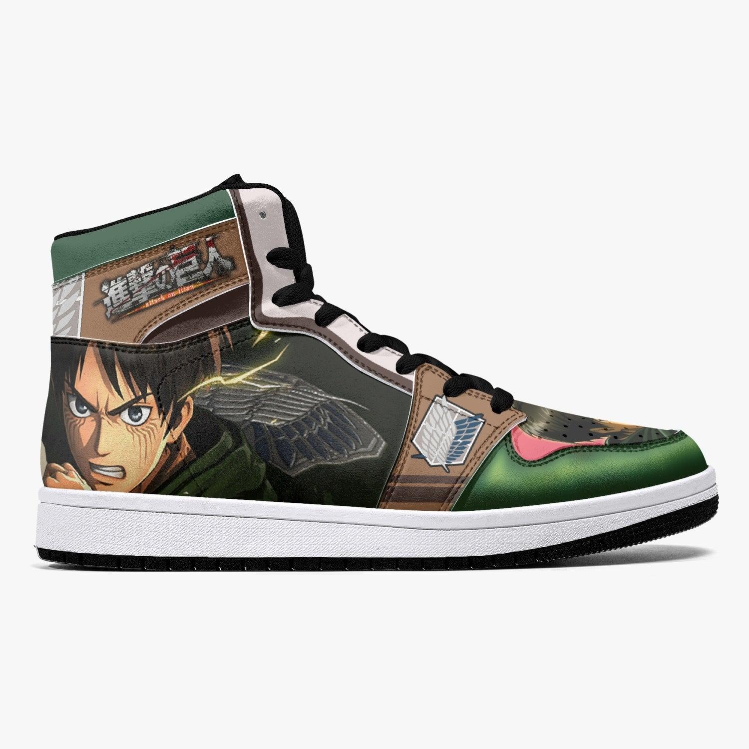 Morukai "Eren Yeager Survey Corps Attack on Titan Mid 1 Basketball Shoes