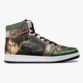 Morukai "Eren Yeager Survey Corps Shingeki no Kyojin Mid 1 Basketball Shoes