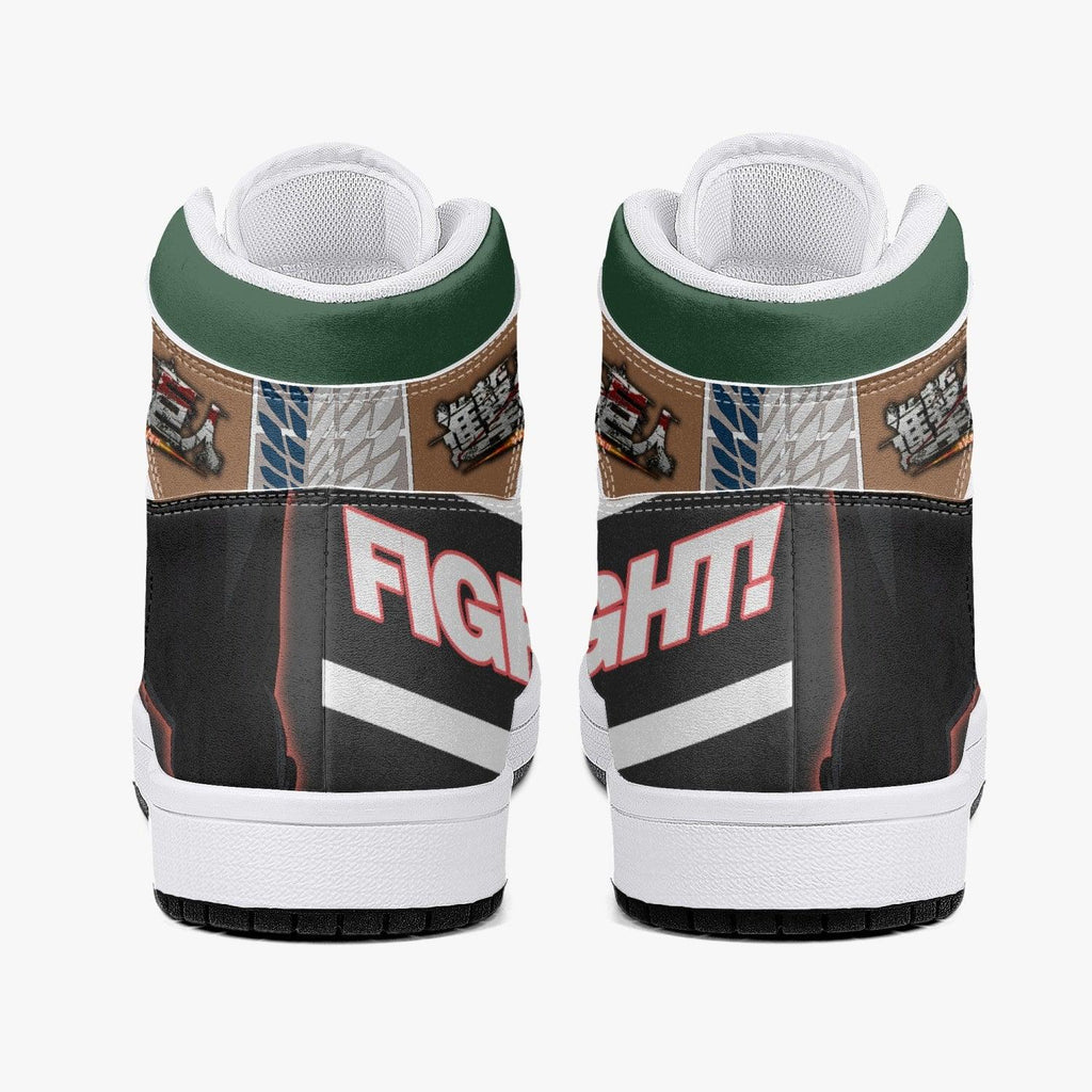Morukai "Eren Yeager Timeskip Attack on Titan Mid 1 Basketball Shoes