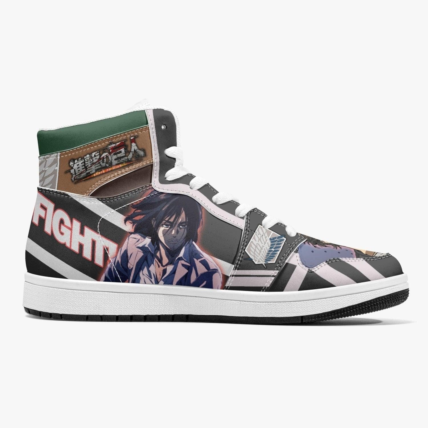 Morukai "Eren Yeager Timeskip Attack on Titan Mid 1 Basketball Shoes
