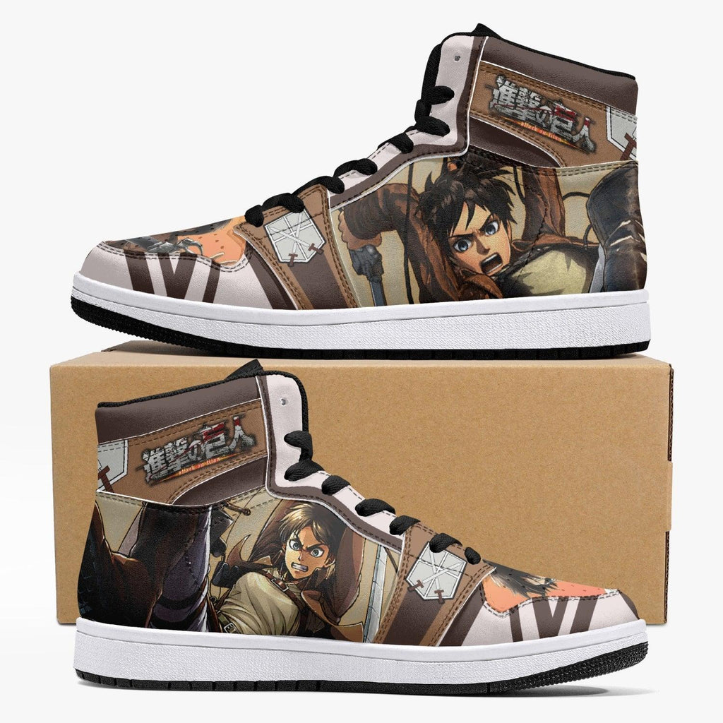 Morukai "Eren Yeager Training Corps Attack on Titan Mid 1 Basketball Shoes
