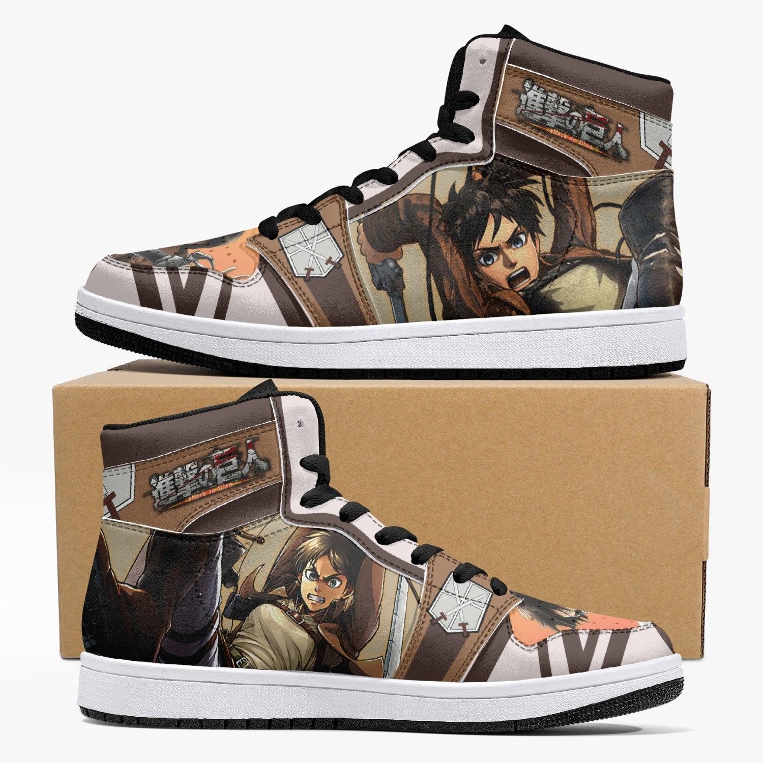 Morukai "Eren Yeager Training Corps Attack on Titan Mid 1 Basketball Shoes