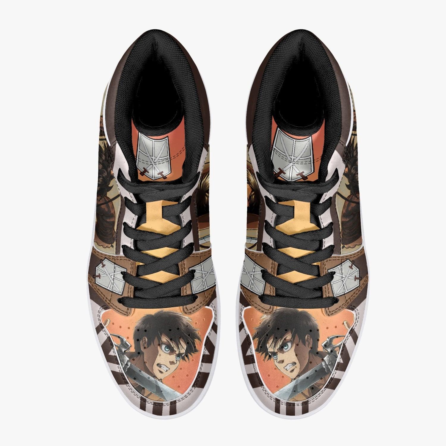 Morukai "Eren Yeager Training Corps Shingeki no Kyojin Mid 1 Basketball Shoes