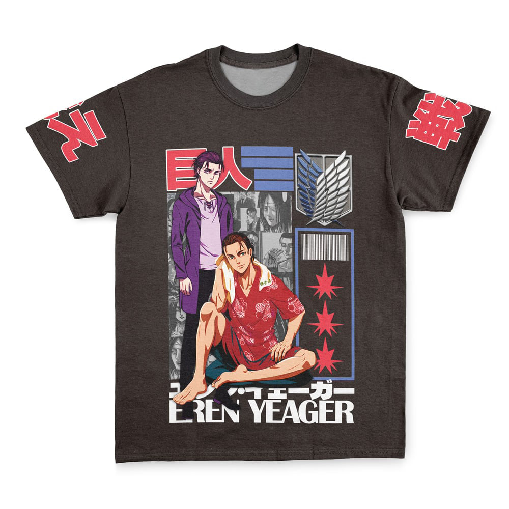 Morukai "Eren Yeager V2 Attack on Titan Streetwear T-Shirt