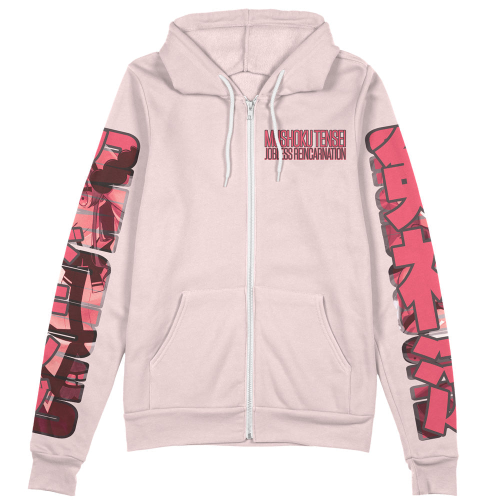Morukai "Eris Boreas Greyrat Mushoku Tensei Streetwear Zip Hoodie Jacket