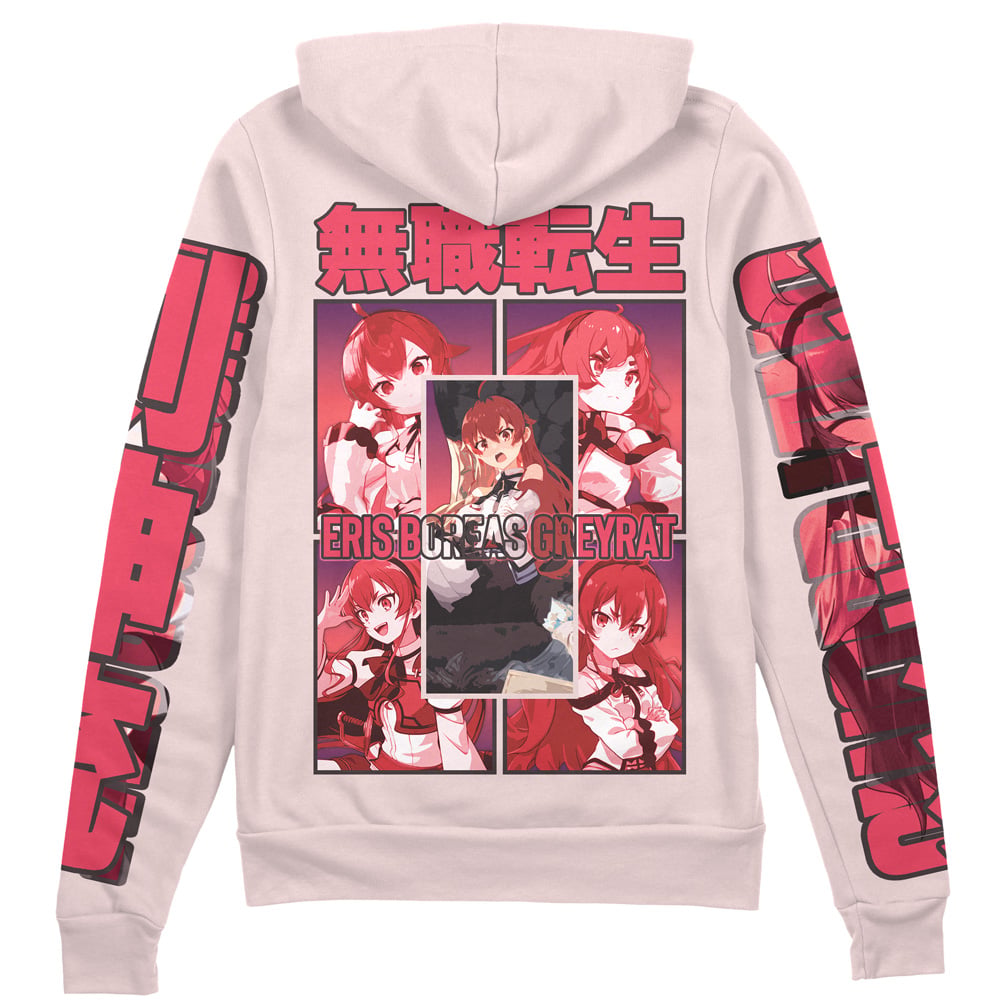 Morukai "Eris Boreas Greyrat Mushoku Tensei Streetwear Zip Hoodie Jacket