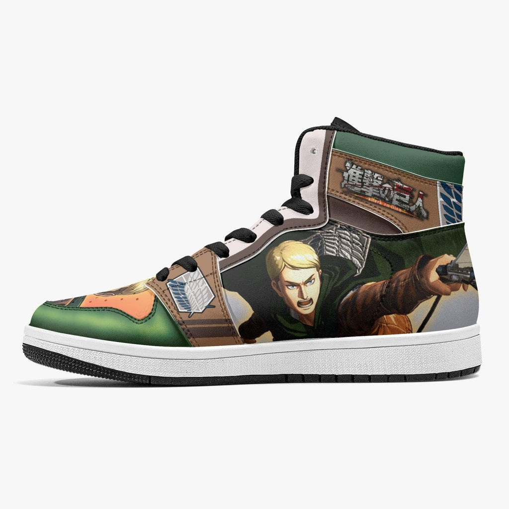 Morukai "Erwin Smith Attack on Titan Mid 1 Basketball Shoes