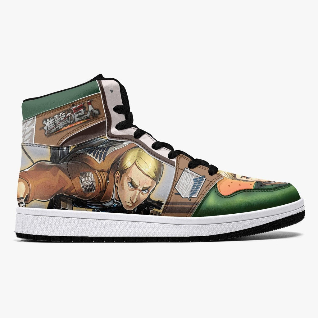 Morukai "Erwin Smith Attack on Titan Mid 1 Basketball Shoes