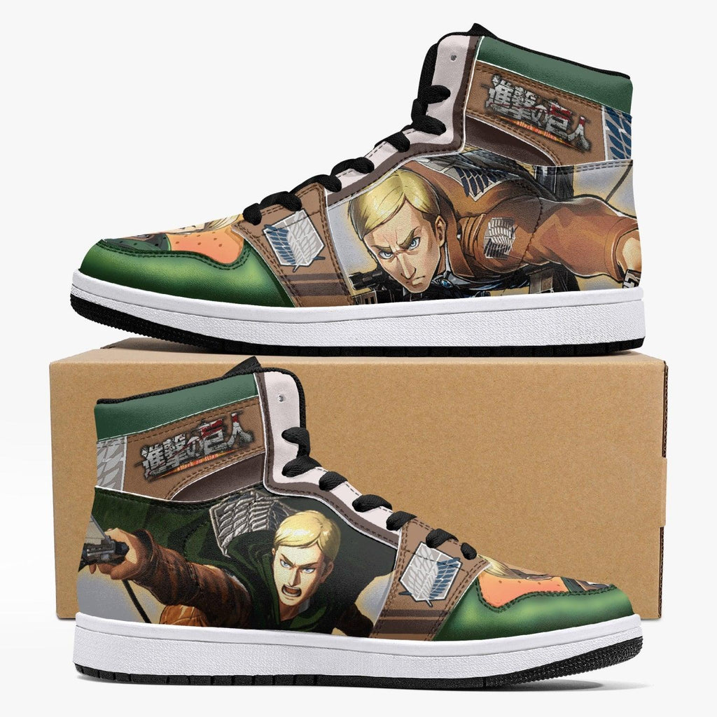 Morukai "Erwin Smith Attack on Titan Mid 1 Basketball Shoes