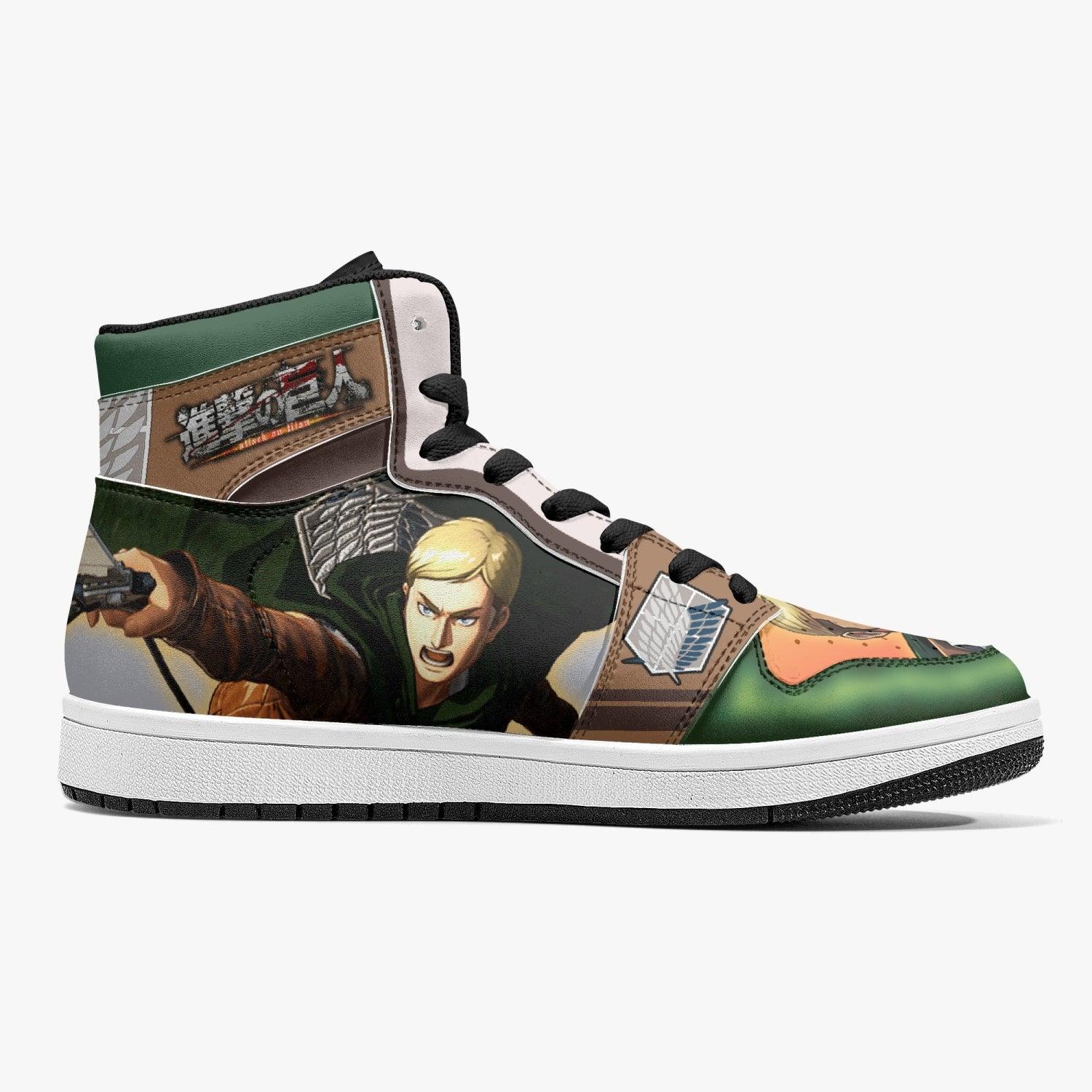 Morukai "Erwin Smith Attack on Titan Mid 1 Basketball Shoes