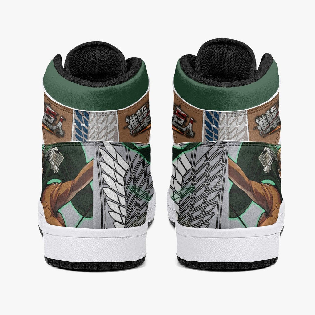 Morukai "Erwin Smith Shinzou wo Sasageyo Shingeki no Kyojin Mid 1 Basketball Shoes