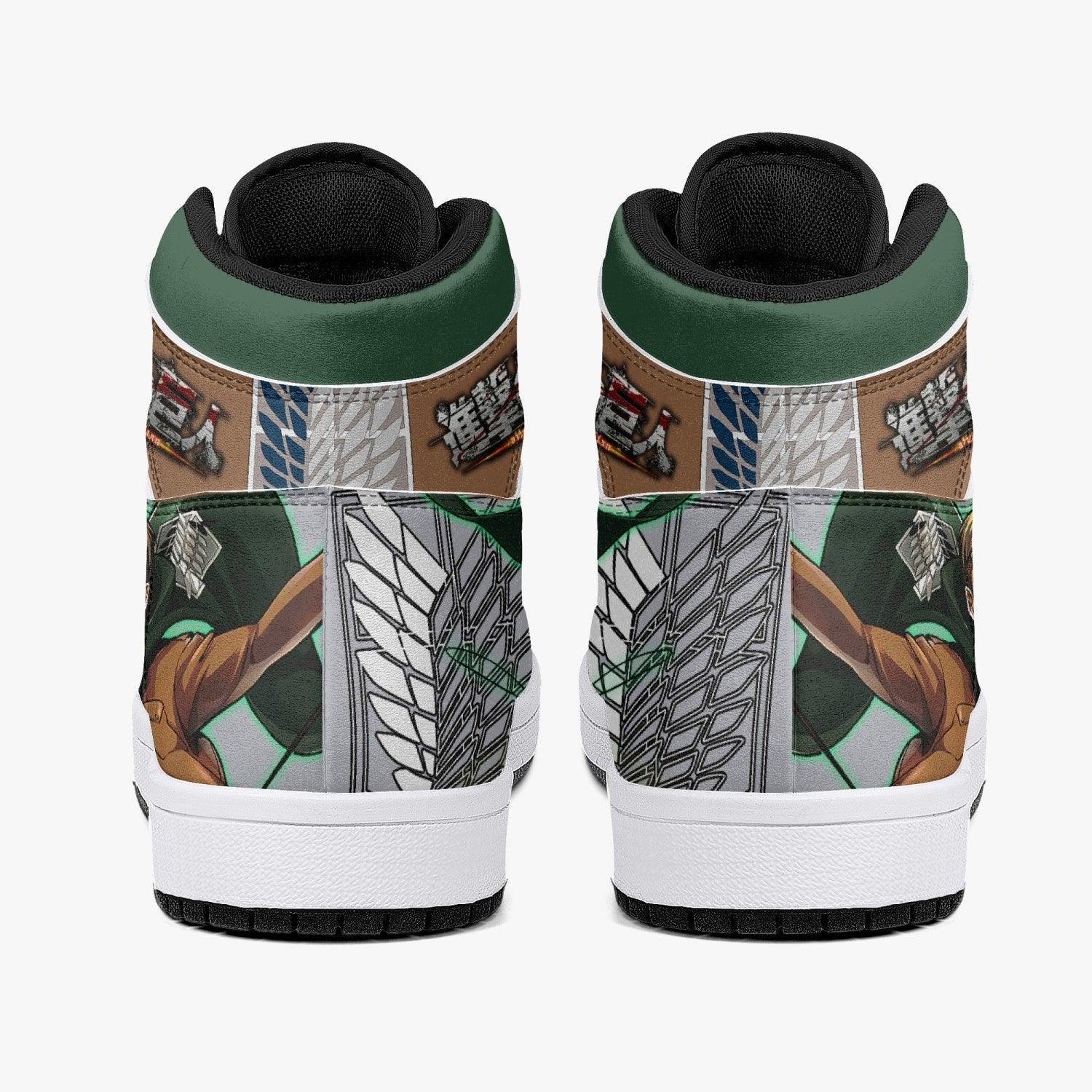 Morukai "Erwin Smith Shinzou wo Sasageyo Shingeki no Kyojin Mid 1 Basketball Shoes