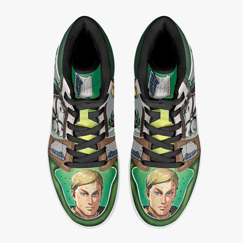 Morukai "Erwin Smith Shinzou wo Sasageyo Shingeki no Kyojin Mid 1 Basketball Shoes