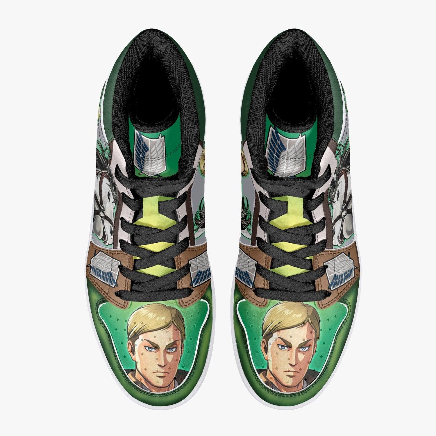 Morukai "Erwin Smith Shinzou wo Sasageyo Shingeki no Kyojin Mid 1 Basketball Shoes