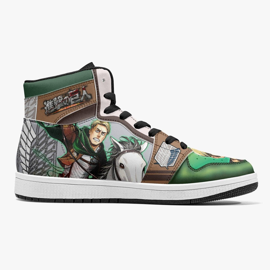 Morukai "Erwin Smith Shinzou wo Sasageyo Shingeki no Kyojin Mid 1 Basketball Shoes