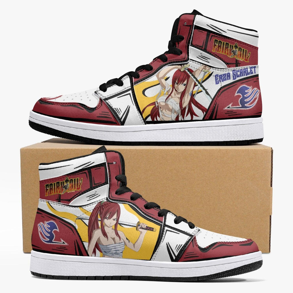 Morukai "Erza Scarlet Fairy Tail Mid 1 Basketball Shoes