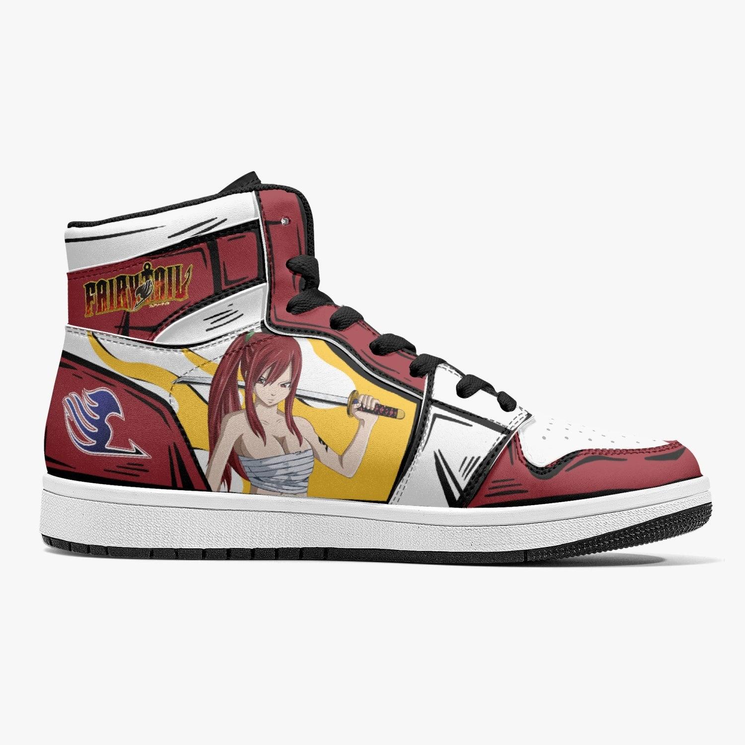 Morukai "Erza Scarlet Fairy Tail Mid 1 Basketball Shoes